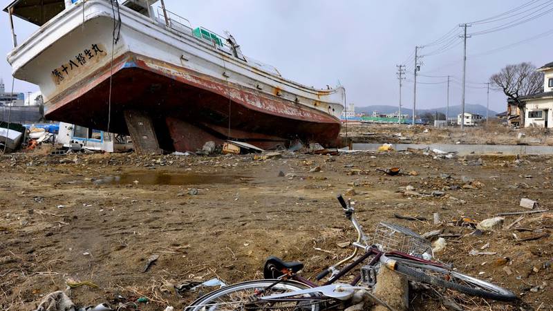 Hawaii photographer Ray Tabata captured this image of damage after the 2011 Tsunami in Japan....