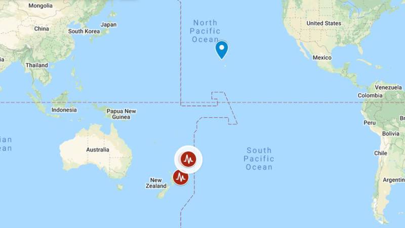 A tsunami watch is in effect following a powerful quake off New Zealand.