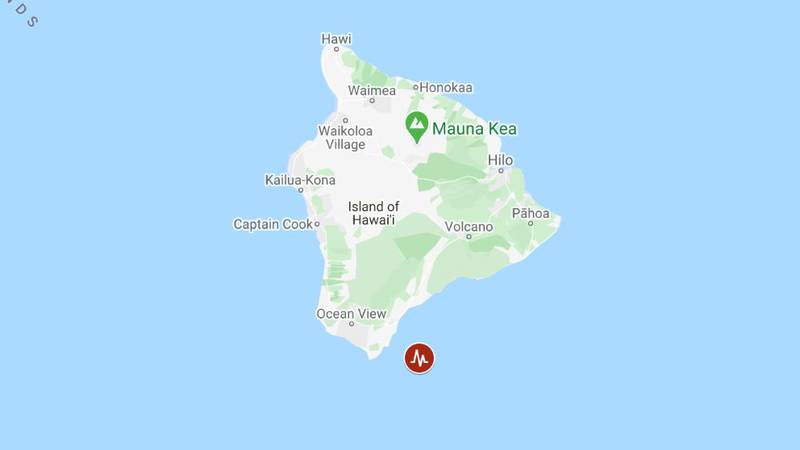 Residents reported feeling shaking after a 4.8 magnitude quake struck off Hawaii Island.