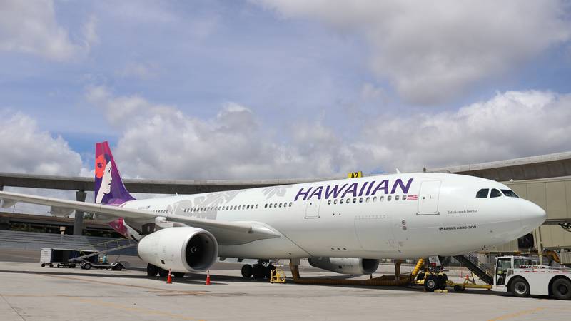 Hawaiian Airlines passengers from Las Vegas were stuck in Sin City after a series of problems...