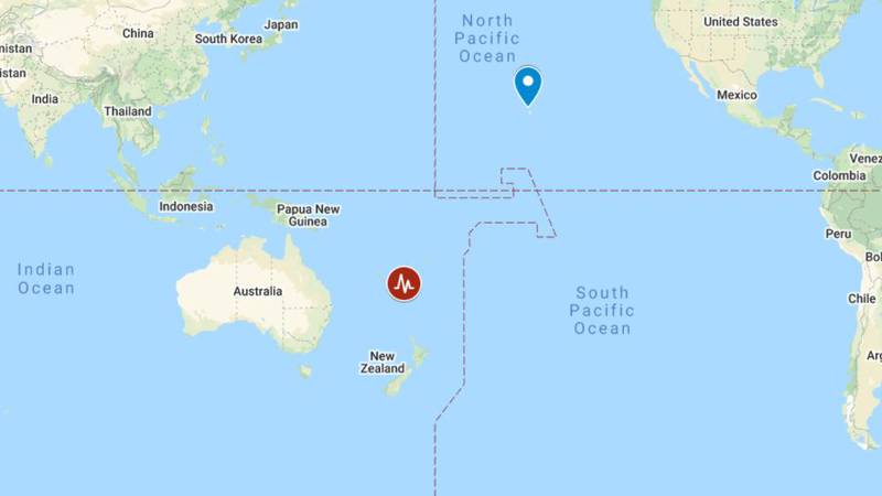 A powerful earthquake struck near the Loyalty Islands on Wednesday.