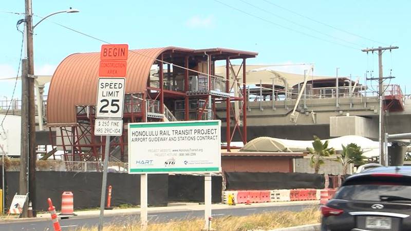 The company building the airport area segment for the Honolulu rail project is suing over...