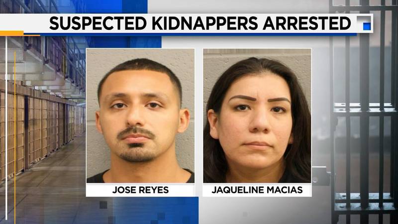 Authorities say 31-year-old Jose Reyes and 29-year-old Jaqueline Macias are charged with...