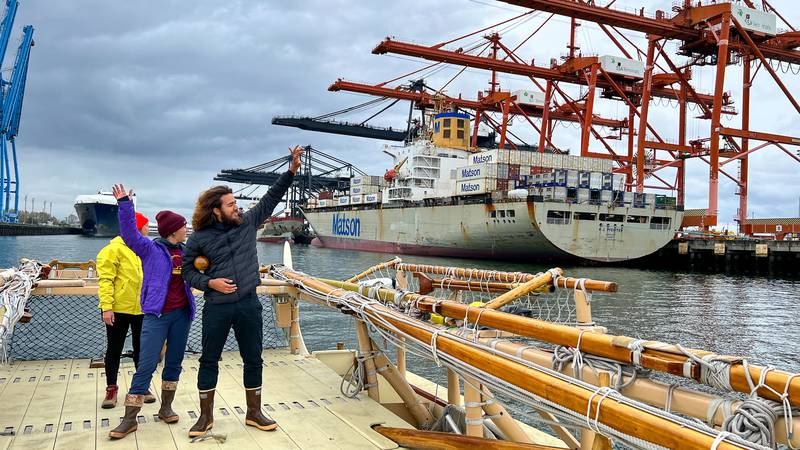 Hokulea is now docked in Tacoma, Washington